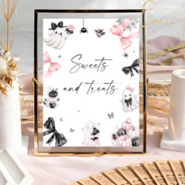 Póster Dulces y trajes de Little Boo Halloween