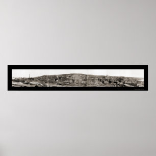 Póster Duluth de la foto 1901 del punto del manganeso