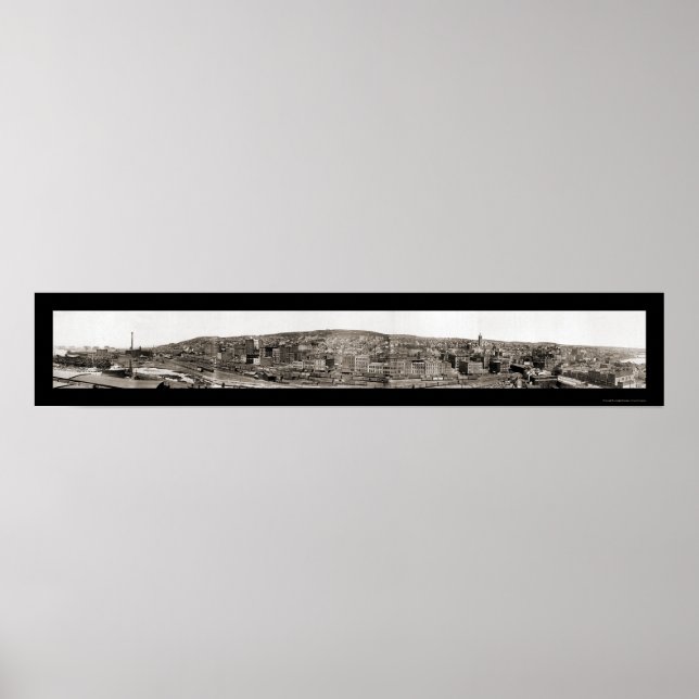 Póster Duluth de MN Point Photo 1901 (Frente)