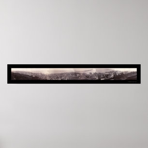 Póster Duluth MN Panorama Foto 1886