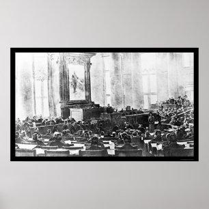 Póster Duma de Rusia bolchevique 1917