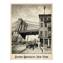 DUMBO Brooklyn Nueva York — Puente icónico