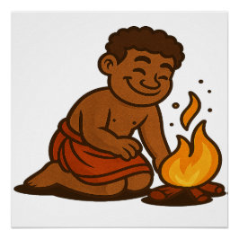 Póster Dumi Fire Keeper