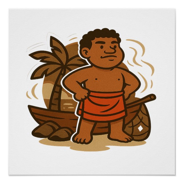 Póster Dumi Island Guardian (Anverso)