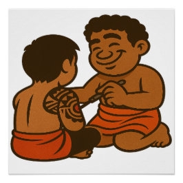 Póster Dumi Tatau Artist