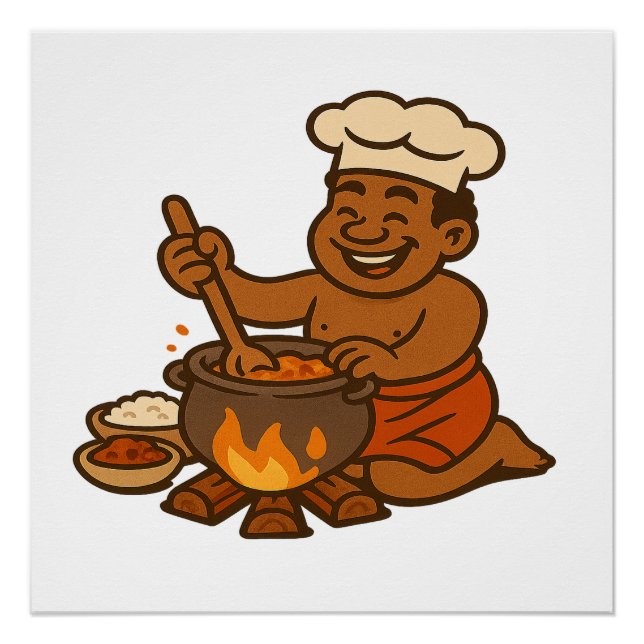 Póster Dumi Village Chef (Anverso)