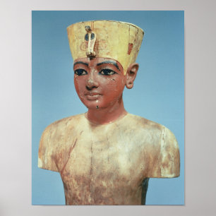 Póster Dummy' del joven Tutankhamun vestido