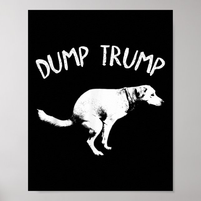 Póster Dump Trump Pooping (Frente)
