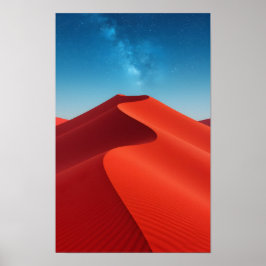 Póster Duna de arena del desierto