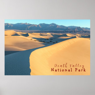 Póster Dunas de arena en el Valle de la Muerte