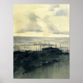 Póster Dunas después de la tormenta