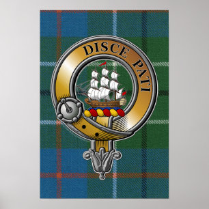 Póster Duncan Tartan & Badge