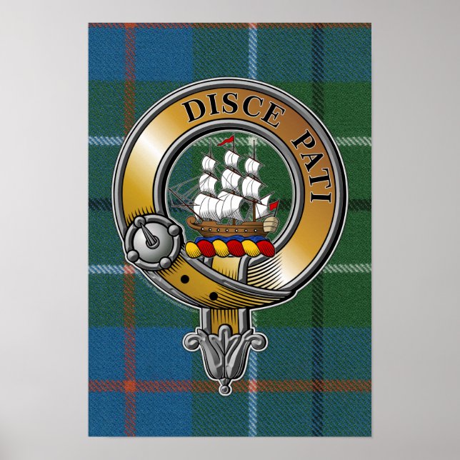 Póster Duncan Tartan & Badge (Frente)