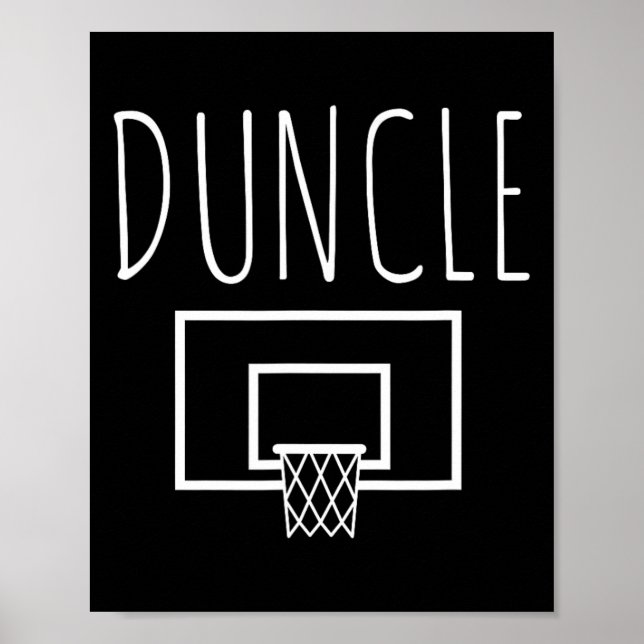 Póster Duncle Fun Tío De Baloncesto (Frente)