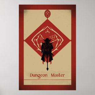 Póster Dungeon Master Poster Minimalista