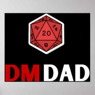 Póster Dungeons and Dragons - Dungeon Master Dad