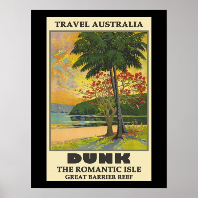 Póster Dunk, Australia, La Isla Romántica, (Frente)