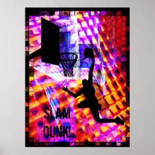 Póster Dunk in Electric Light Chaos