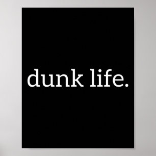Póster Dunk Life Deluxe Bysketbyll Para Atletas