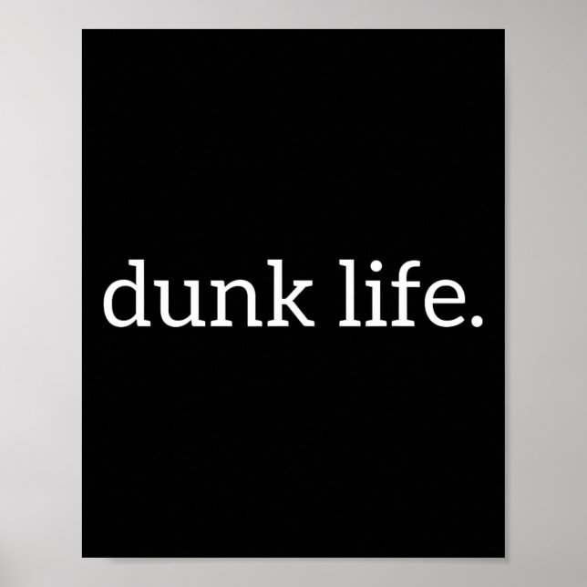 Póster Dunk Life Deluxe Bysketbyll Para Atletas (Frente)