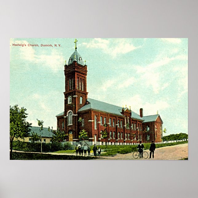 Póster Dunkerque New York St Hedwigs 1909 (Frente)