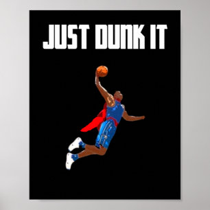 Póster Dunking de baloncesto
