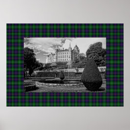 Póster Dunrobin Castle Sutherland Tartan