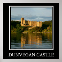 Dunvegan Castle Scotland Poster Art