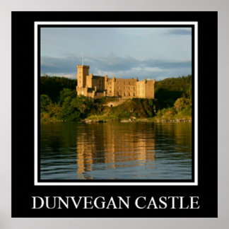 Póster Dunvegan Castle Scotland Poster Art