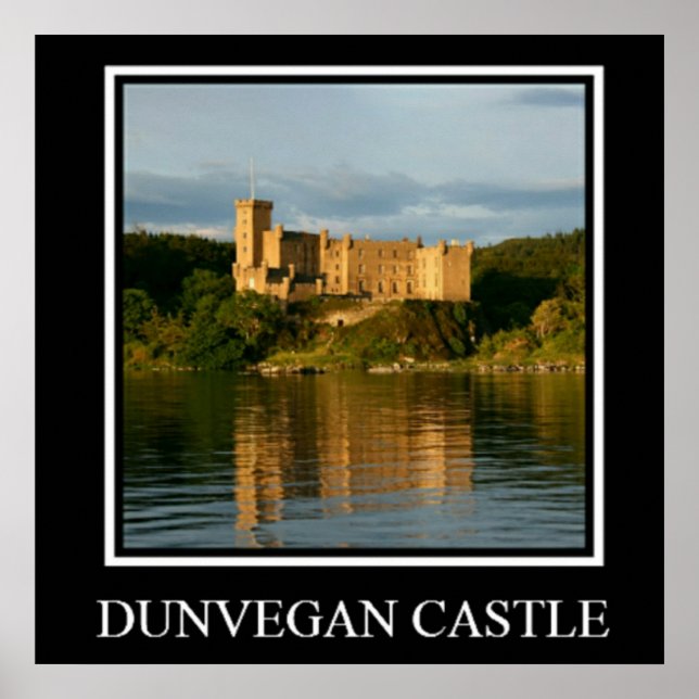 Póster Dunvegan Castle Scotland Poster Art (Frente)