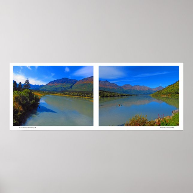 Póster Dúo de aventura de Alaska - Paisaje #2 Poster (Frente)