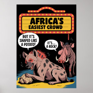 Póster Dúo más divertido de África: comedia de hiena y fa