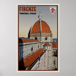 Póster Duomo de IL del campanil de Giotto