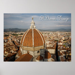 Póster Duomo de IL - Florencia