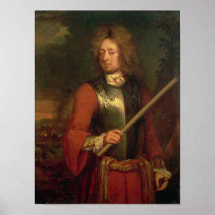 Póster Duque de Juan Churchill de Marlborough, después d
