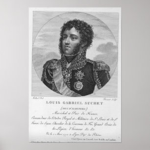 Póster Duque de Louis-Gabriel Suchet de Albufera