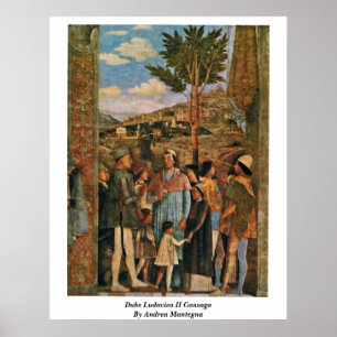 Póster Duque Ludovico Ii Gonzaga de Andrea Mantegna