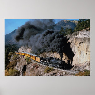 Póster Durango and Silverton Railroad, No. 481, Bear Cree