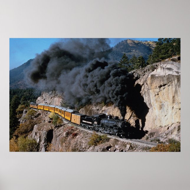 Póster Durango and Silverton Railroad, No. 481, Bear Cree (Frente)