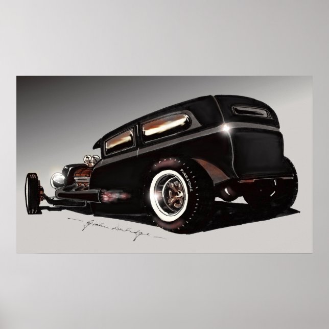 Póster Durbie Rat Rod (Frente)
