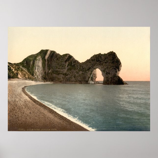 Póster Durdle Door, Lulworth, Dorset, Inglaterra (Frente)