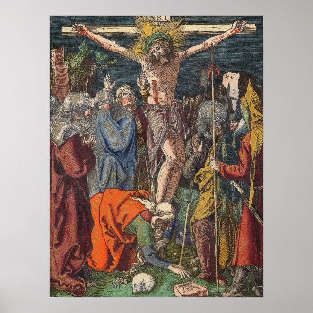 Póster Dürer - Crucifixión (Frente)