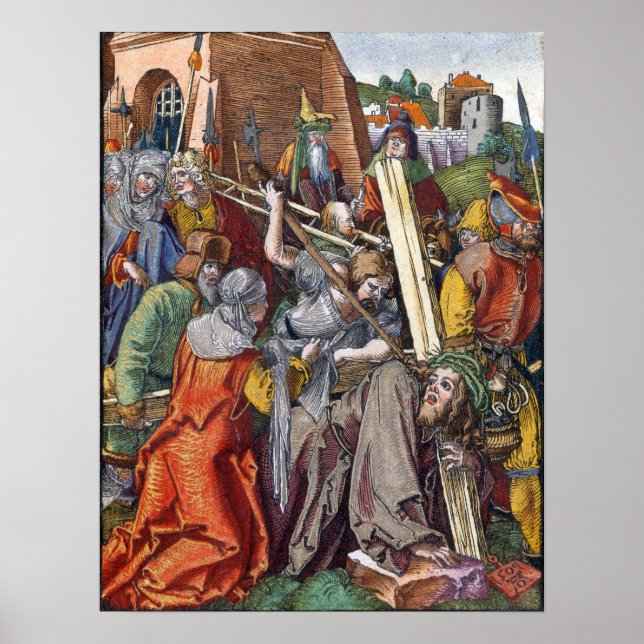 Póster Dürer - El Llevamiento De La Cruz (Frente)