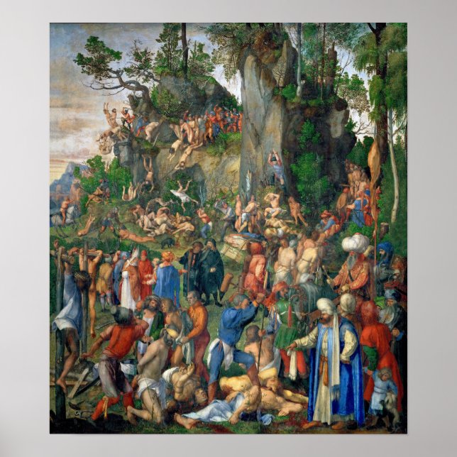 Póster Dürer - Mártir de los Diez Mil Cristianos (Frente)