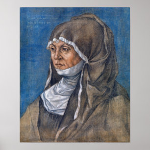 Póster Dürer - Retrato de una mujer