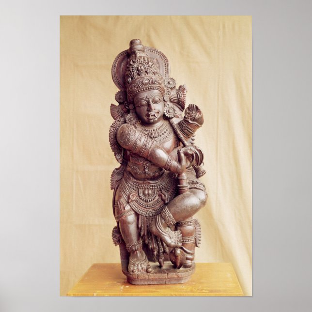 Póster Durga, del sur de India (Frente)