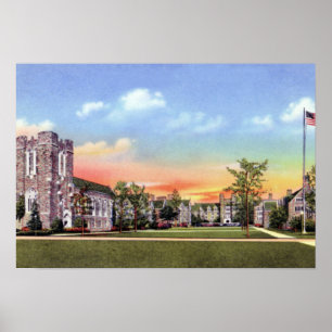 Póster Durham Carolina del Norte Univ. Escuela del MED