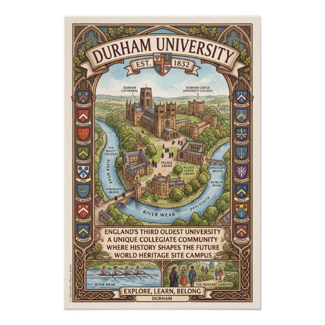 Póster Durham University  (Anverso)