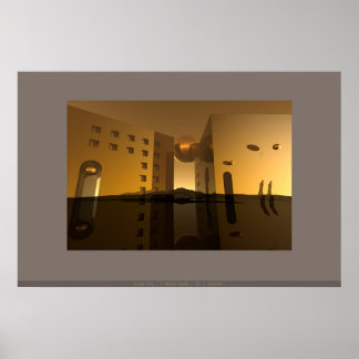 Póster Dusk amarillo...