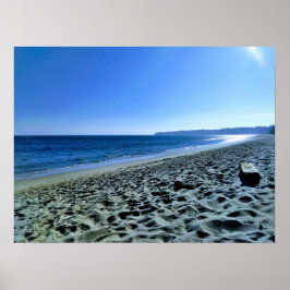 Póster Dusk en la playa de Malibu